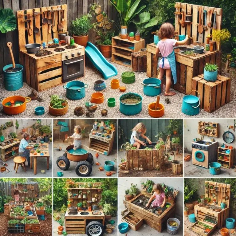 mud kitchen-plans from pallets