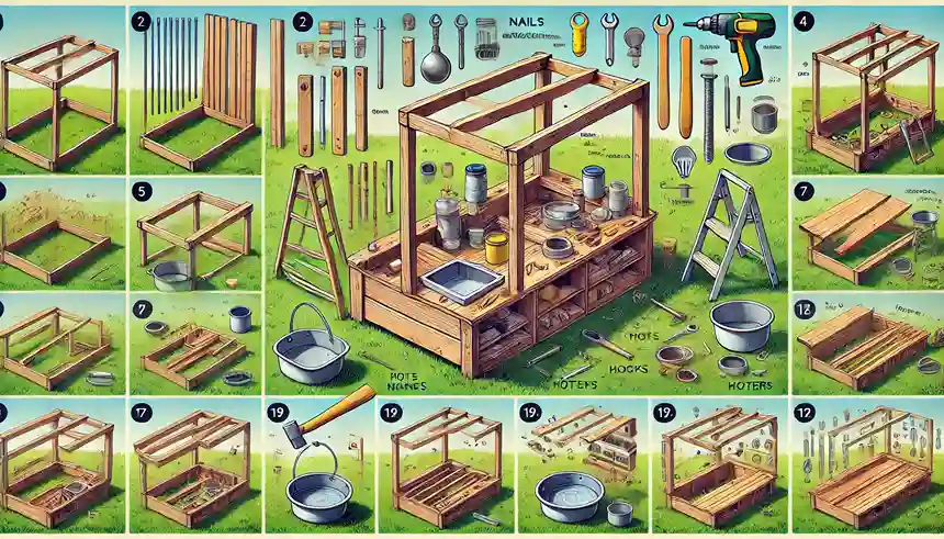 diy mud kitchen