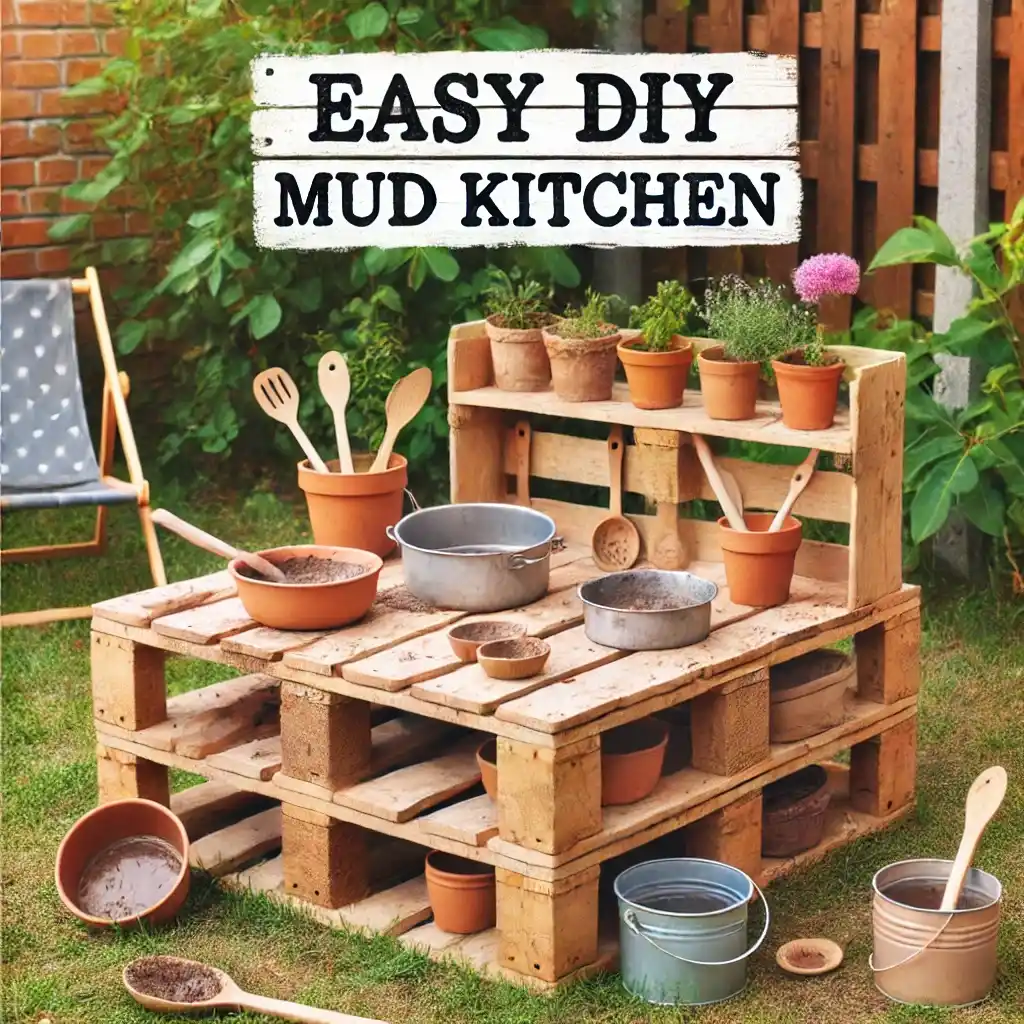 easy diy mud kitchen