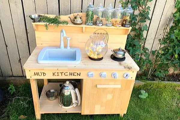 mud kitchen for preschool