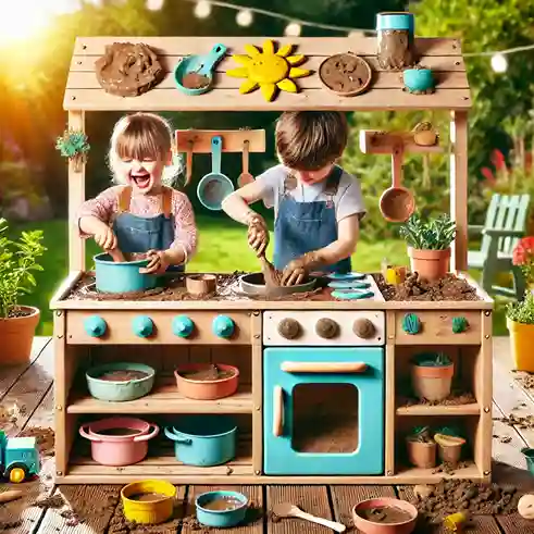 mud kitchen area ideas