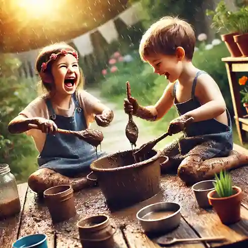 kid mud kitchen