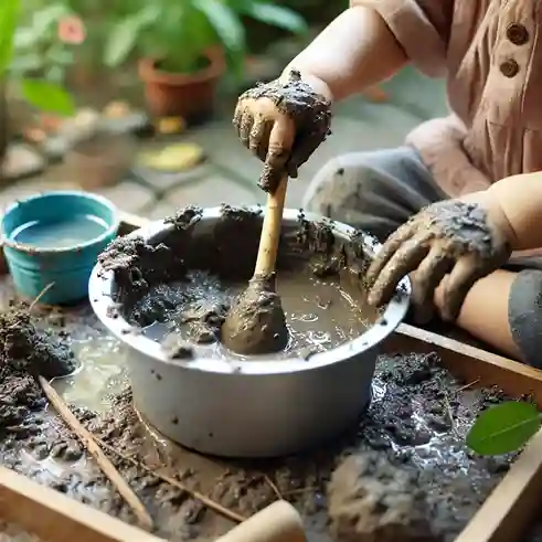 build a mud kitchen