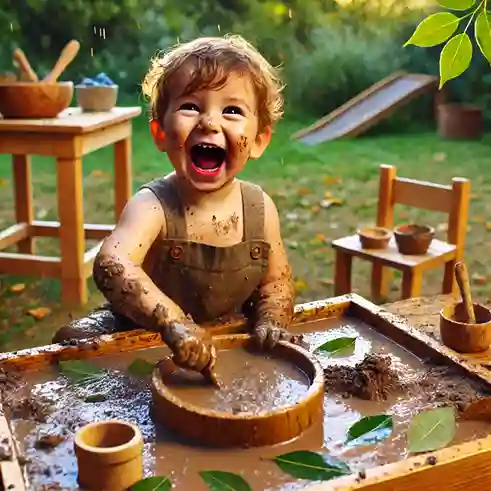 kid mud kitchen