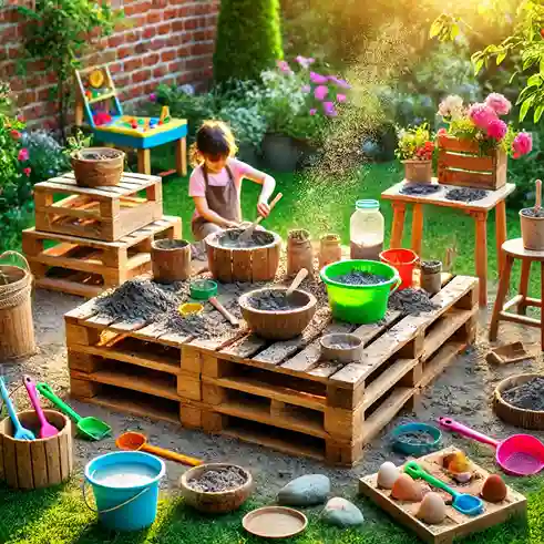 outdoor mud kitchen diy