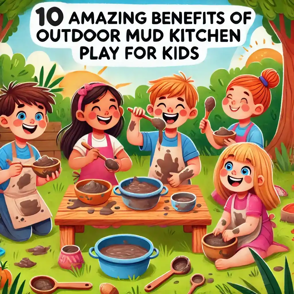 outdoor mud kitchen play