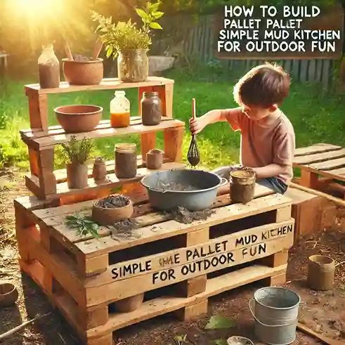 pallet simple pallet mud kitchen