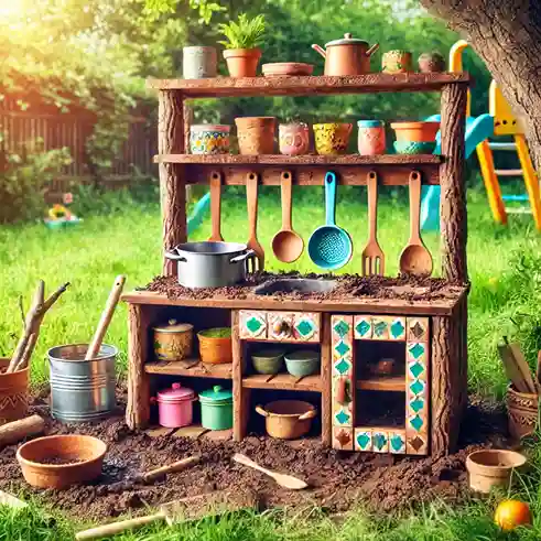 build a mud kitchen