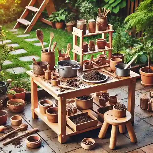 building a mud kitchen