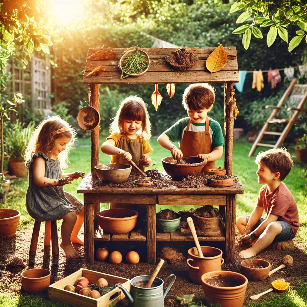 children's mud kitchen