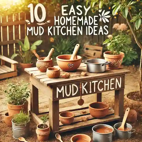 homemade mud kitchen diy