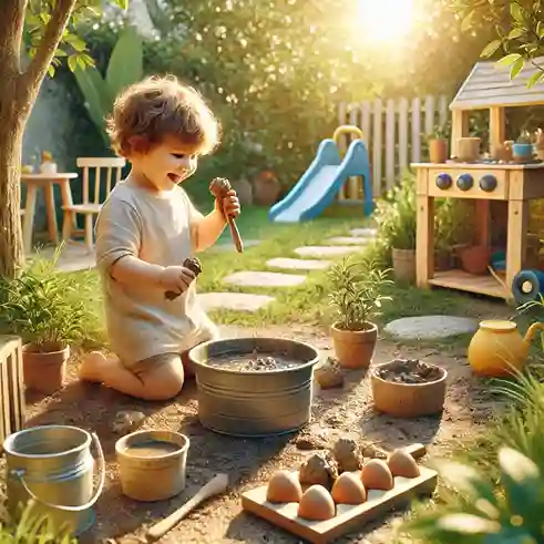 what is a mud kitchen for kids