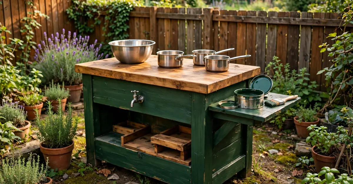 How to Paint a Mud Kitchen: Child-Safe Finishes and Colours That Last