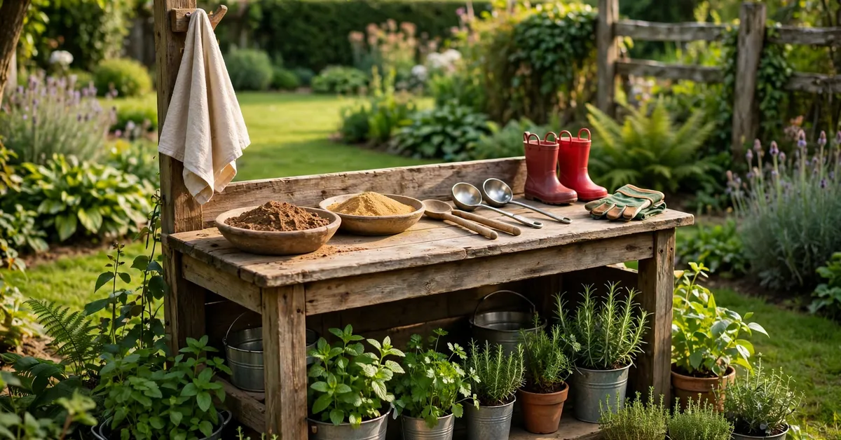 Mud Kitchen for Reluctant Kids: How to Introduce Mud to a Child Who Hates Mess