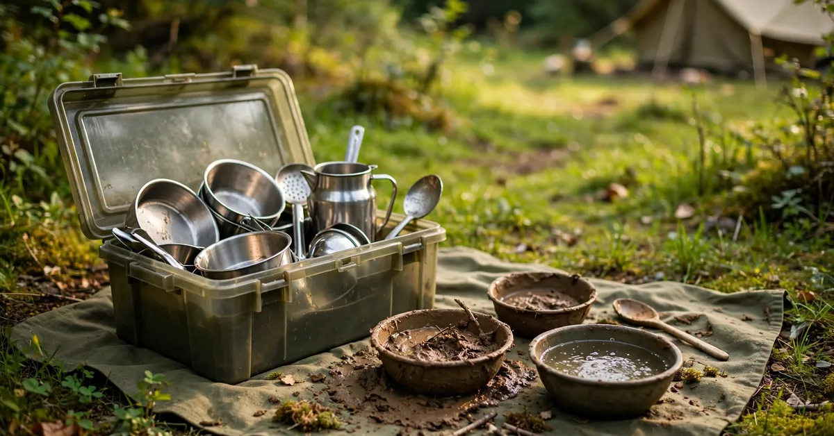 Portable Mud Kitchen: A Mud Play Kit That Travels